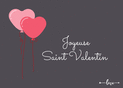 Ballons en coeurs pour une Saint Valentin joyeuse
